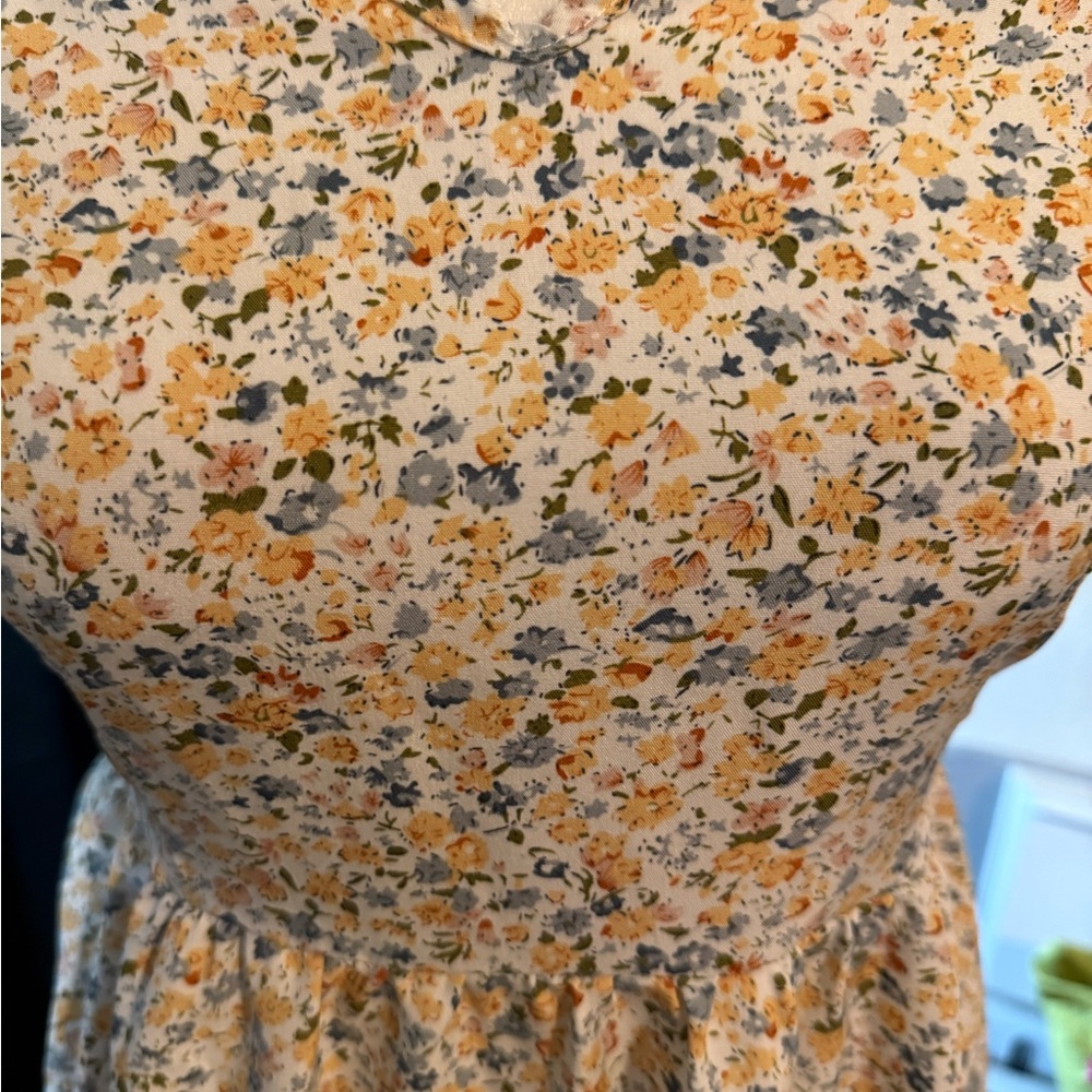 Floral One-Shoulder Dress - Picture 2 of 4
